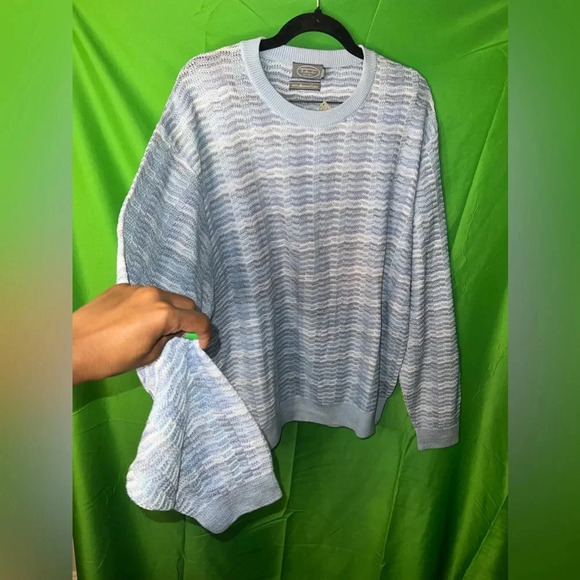 NWT  Talbots Men’s 100% Mercerized Cotton Sweater size Large - Picture 2 of 7